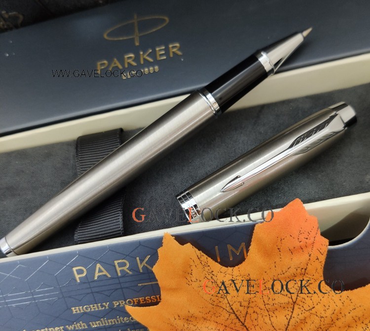 Aftermarket PARKER IM Rollerball Pen Silver with refill